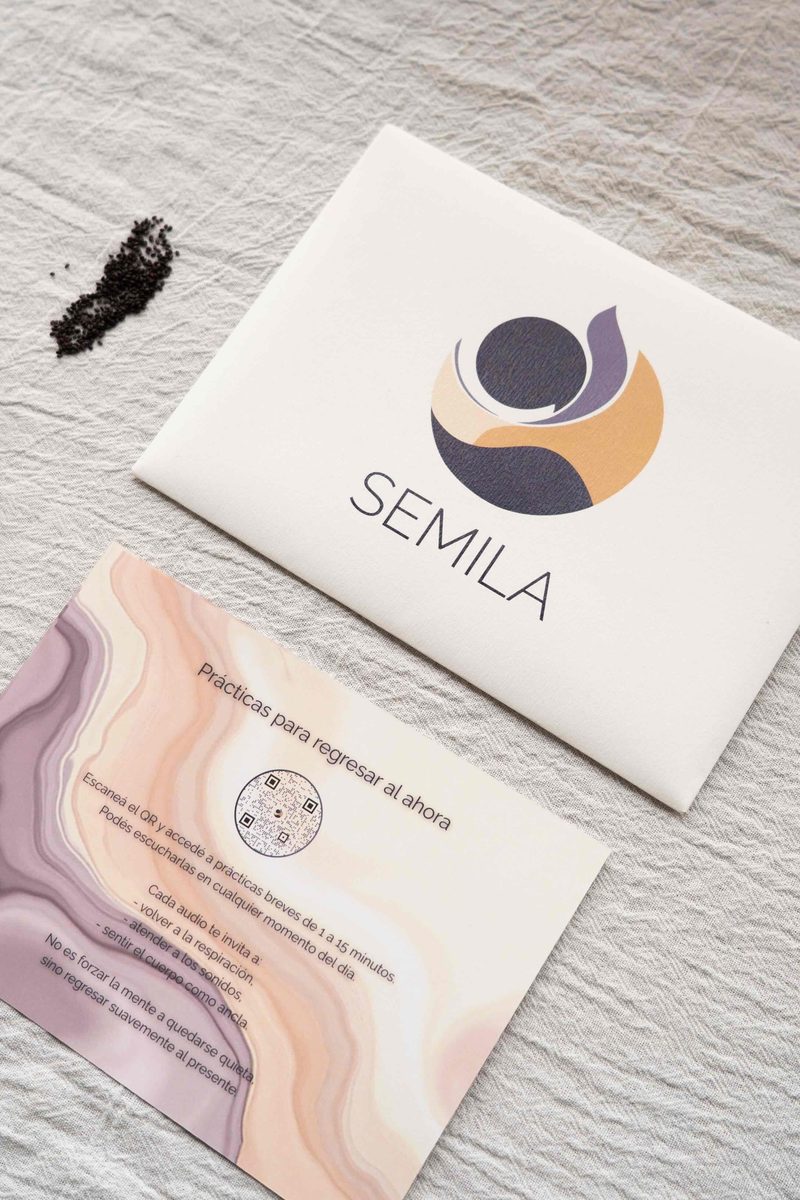 Código QR para meditaciones guiadas — Semilla Foco